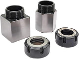 Precision ID ground blue matched ER-32 collet chuck block adapter for CNC Lathe