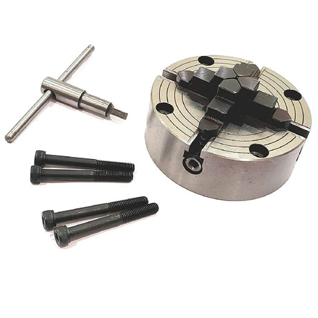 Heavy Duty Chucks With Back Plate for HV4 I 5 I 6 Rotary Tables and Lathe Machines
