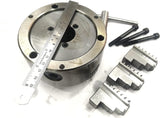 Heavy Duty Chucks With Back Plate for HV4 I 5 I 6 Rotary Tables and Lathe Machines
