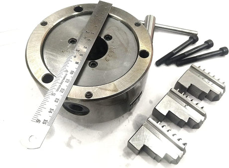 Heavy Duty Chucks With Back Plate for HV4 I 5 I 6 Rotary Tables and Lathe Machines