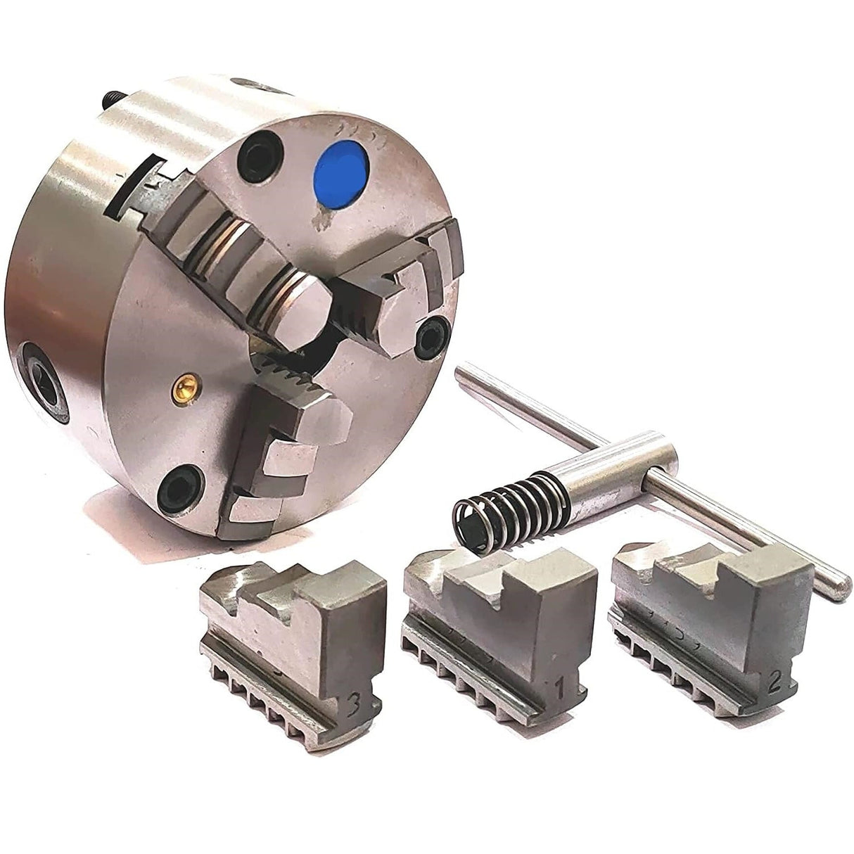 Heavy Duty Chucks With Back Plate for HV4 I 5 I 6 Rotary Tables and Lathe Machines