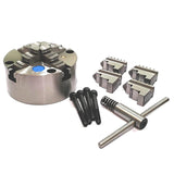 Heavy Duty Chucks With Back Plate for HV4 I 5 I 6 Rotary Tables and Lathe Machines