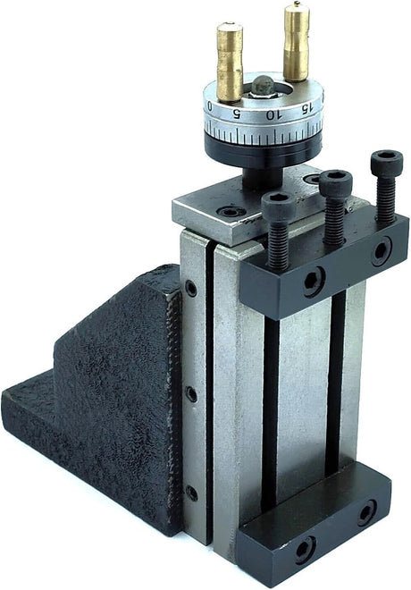 Precision vertical milling attachment designed for lathe machines
