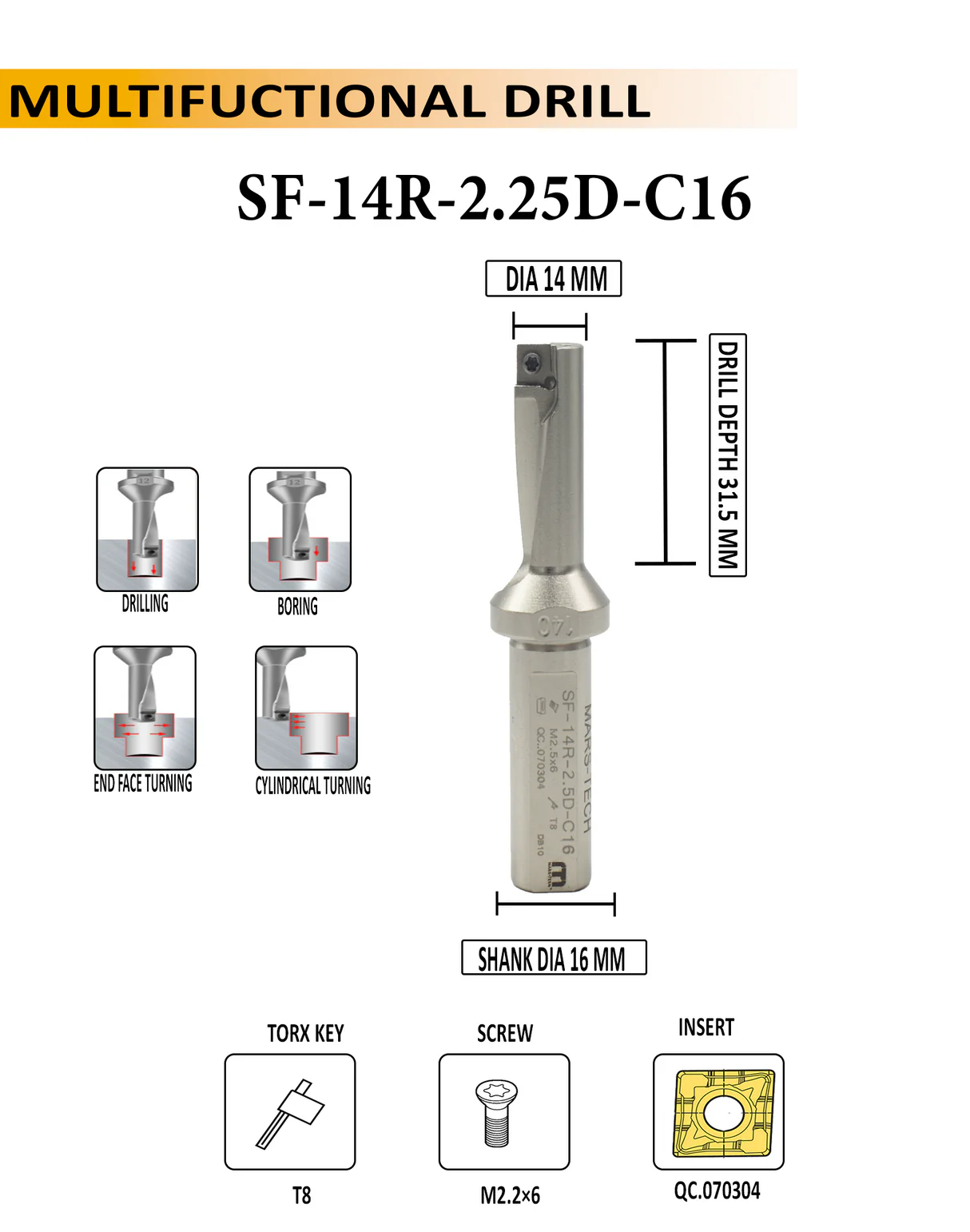 All in One - Multifunction Drill, External Turning & Internal Boring