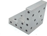 Caste Iron 100 mm/ 4" Stepped Angle Plate-Tapped Drills