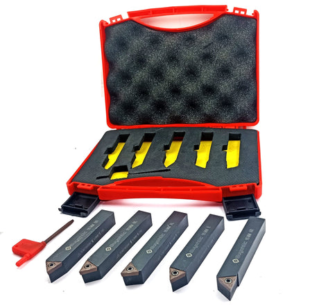 Lathe Epoxy Finish Indexable Turning Tool Holder with Carbide Inserts