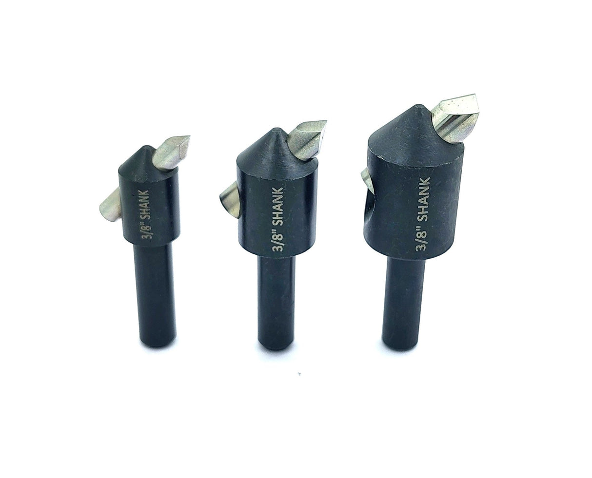 Round Small Fly cutting tool set of 3 Pcs (3/8" Shank) with HSS Cutting Tool Bit (Head Diameter : 9/16" , 3/4" & 7/8" Inches)