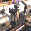 Milling operation performed using Mini Lathe Milling Attachment
