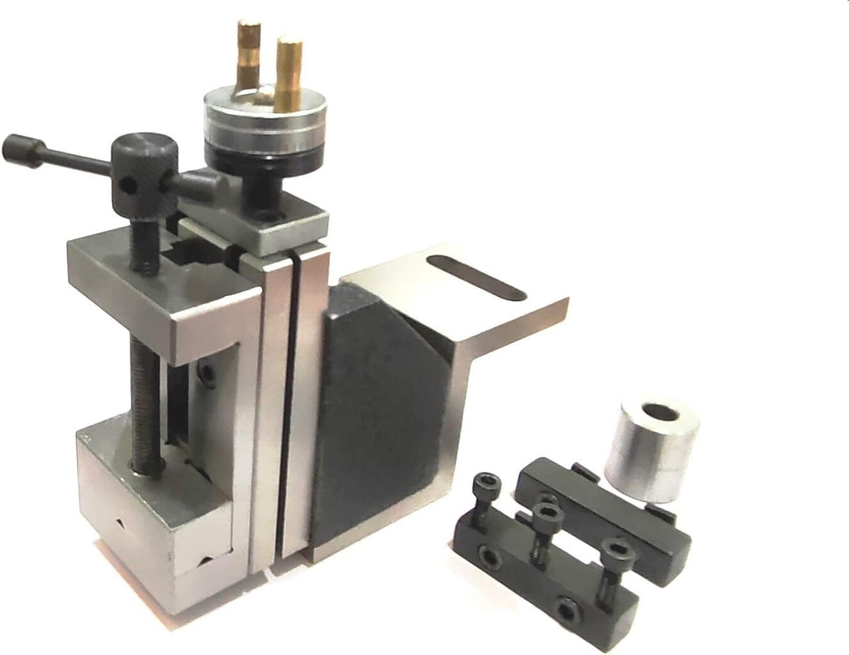Mini Vertical Slide (90 x 50 mm) with 2"/ 50 mm Steel Vice-Instant Milling-on Small Bench Lathes