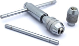 Ratchet Type Tap Wrench with Interchangeable Heads Set Capacities 1/8" to 1/4" & 1/4" to 1/2"