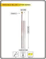 Indexable Insert Endmill 18 MM II 2 POCKET II 10 Pcs APMT1135 Carbide Inserts Free