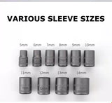 38 Pcs Interchangeable screw driver heads Set and 10 hex Drive Socket Set ratchet adjustable wrench All in One Screwdriver Set