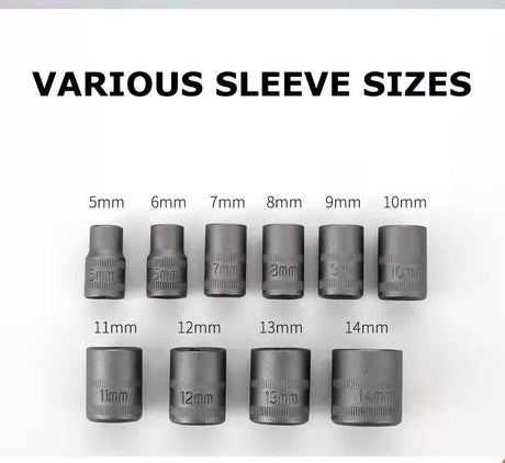 38 Pcs Interchangeable screw driver heads Set and 10 hex Drive Socket Set ratchet adjustable wrench All in One Screwdriver Set