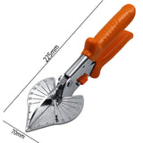 Multi Angle Miter Shears for Angular Cutting of Moulding and Trim, Adjustable at 45 To 135 Degree Angle Cutting Tool Including 3 Spare Blades