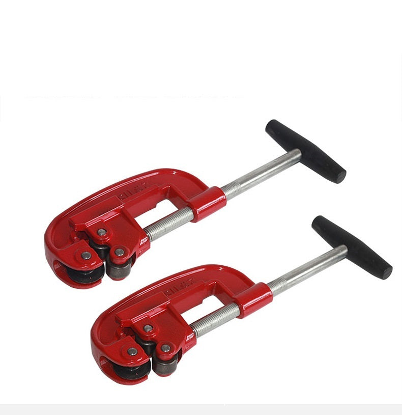 Heavy Duty Pipe Cutter Tool Sharp Rigid Tubing Cutter Cuts Up to Galvanized Pipe, Copper, and Iron Pipe, Metal Tube Cutter Great for Plumbers or Metalworkers