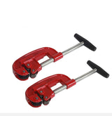 Heavy Duty Pipe Cutter Tool Sharp Rigid Tubing Cutter Cuts Up to Galvanized Pipe, Copper, and Iron Pipe, Metal Tube Cutter Great for Plumbers or Metalworkers