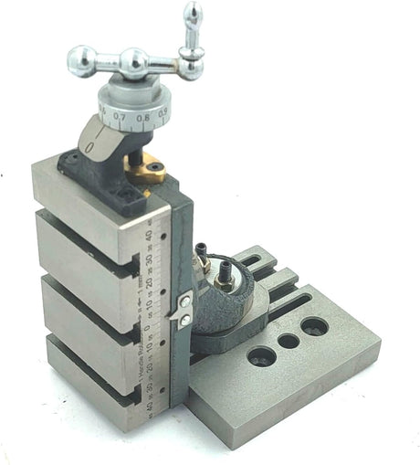 Mini Vertical Milling Slide with Base Plate- Direct Mounting on 7 x 14 Mini Lathe Machine