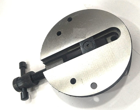 Round Vise Vice for 3" & 4" Rotary Table + 3 Fixing Tee Nut-Milling Tool