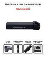 DNMG1506 Turning Holder MDJNR/MDJNL 2020 & 2525 Shank – Left & Right Hand (M15)