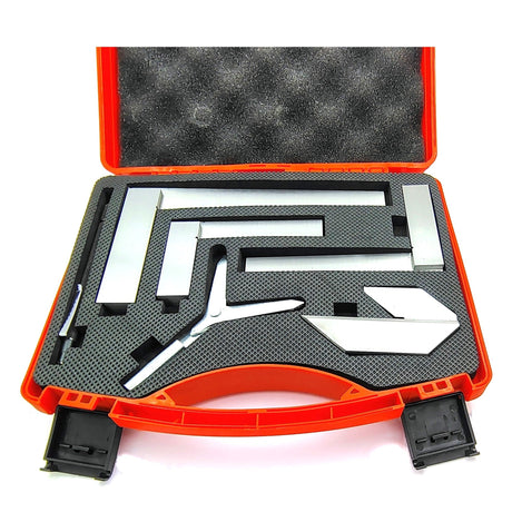 New Starter Engineer Kit (Try Squares, Center Squares, Carbide Scriber Pen, & Y Center Finder) Supplied With Plastic Case