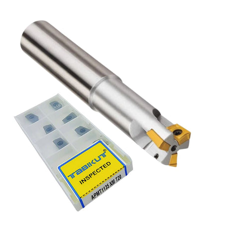 Indexable Insert Endmill 20 MM ~ Shank 19 / 20 mm II Pack of APMT1135 Carbide 10 x Inserts Free