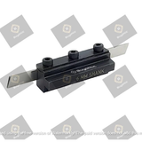 Lathe cut off tool holder side profile