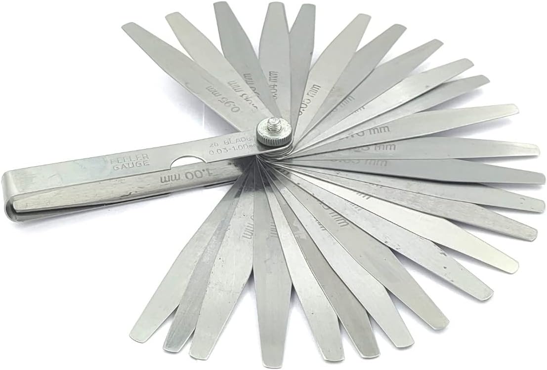 Feeler Gauge Metric Size Stainless Steel Precision Multi Blades Hand Tool Lathe