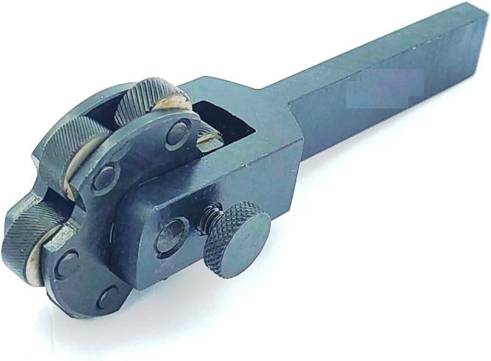 Multi pitch knurling tool rotating head design