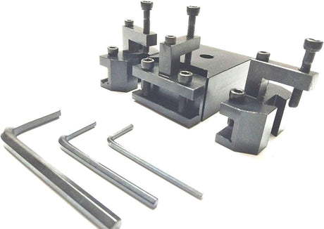 Mini lathe setup using Quick change tool post set