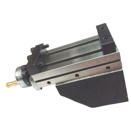 Mini Vertical Slide (90 x 50 mm) with Z Angle Plate -Instant Milling-on Small Bench Lathes