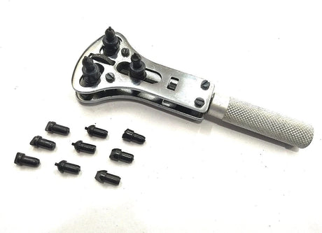 Watch Case Opener- Jaxa Style Includes 4 Sets Of Interchangeable Pins