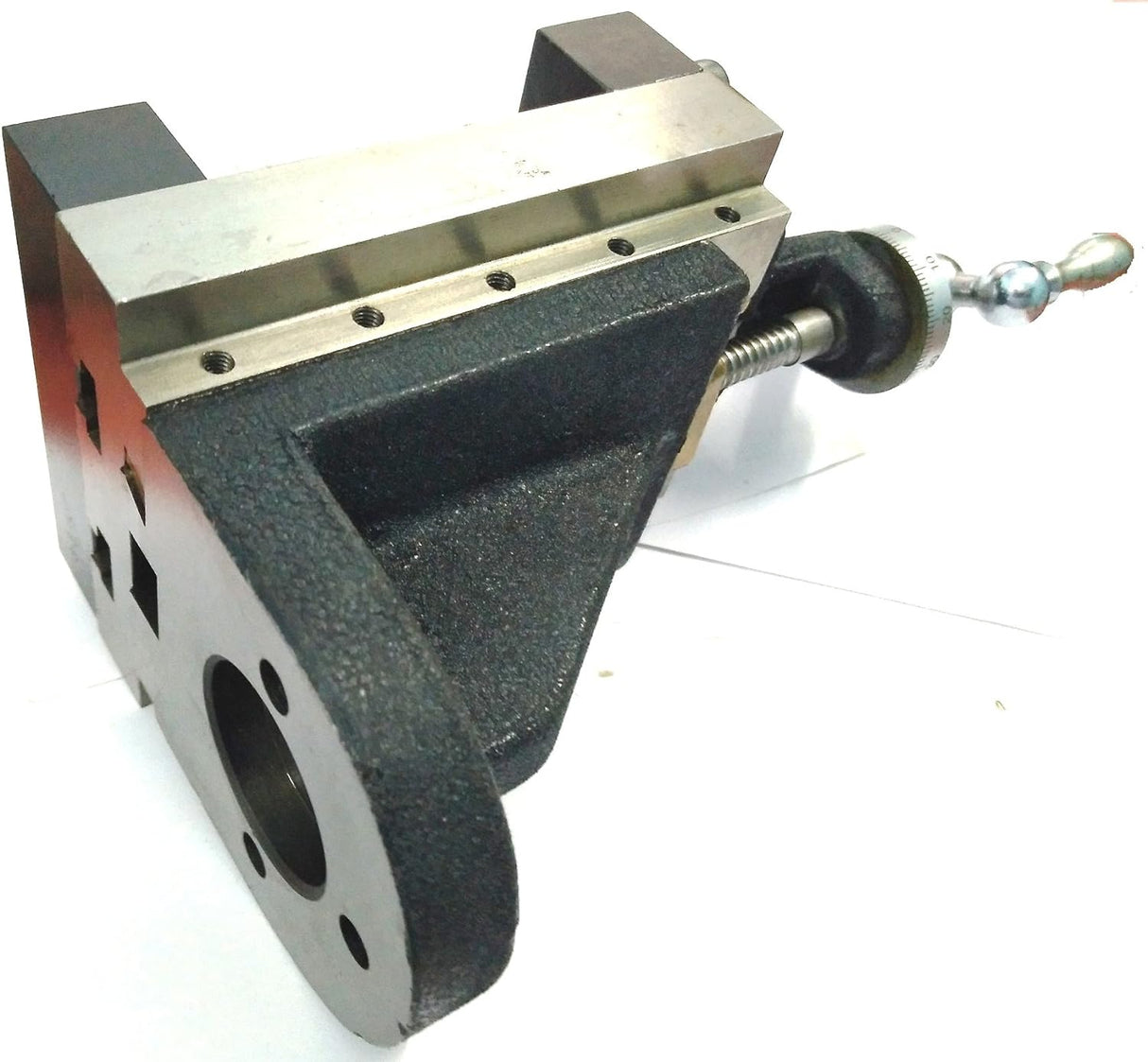 Lathe Vertical Milling Slide 4" x 5" Inches (100 x 125 mm) Fixed Base With Clamp 2 Slots