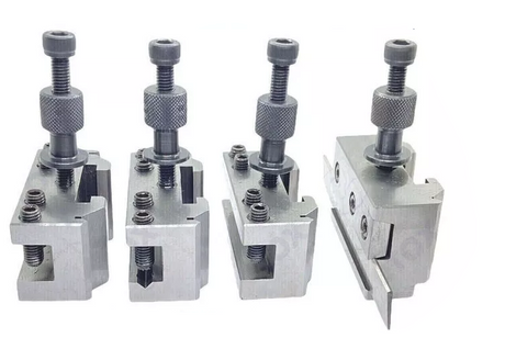 Professional lathe quick change tool post holder system