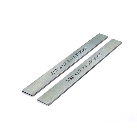 HSS Blades 3/32" x 1/2" x 4-1/2" Lathe Parting & Cut-Off Tool Holder Blades