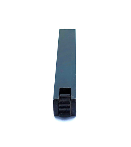 Metalworking knurling tool holder arm detail