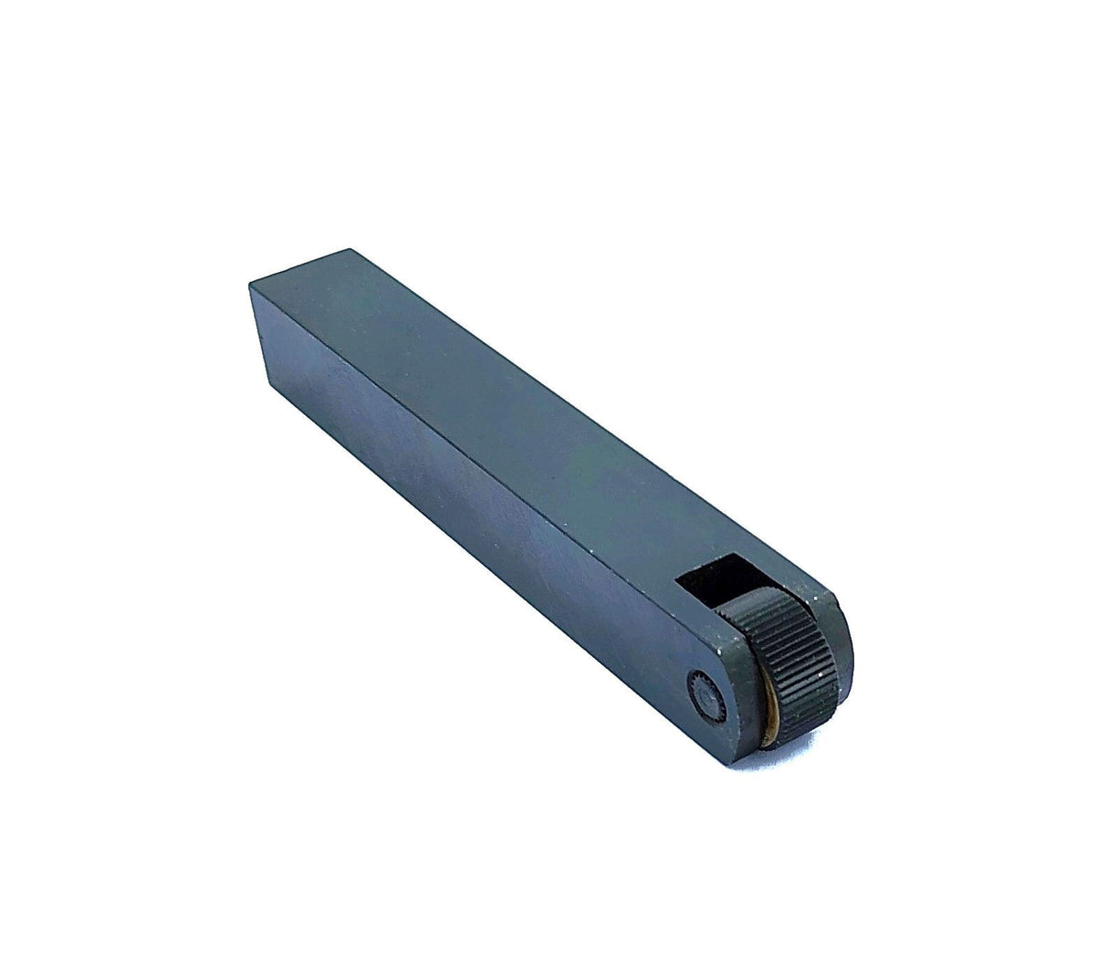 Lathe knurling tool holder arm front view