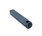 Lathe knurling tool holder arm front view