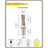 Indexable Insert U Drill 15.5 MM II Weldon Shank II Through Coolant II 10 pcs Carbide Inserts FREE