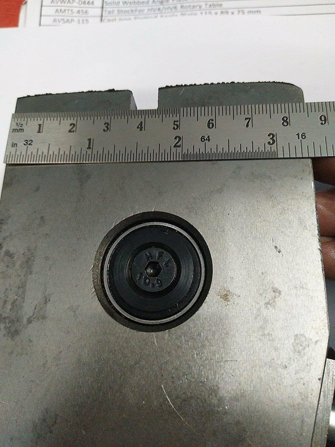 Small HV 3" Inch II 80 mm Rotary Milling Indexing Table with Clamp Kit