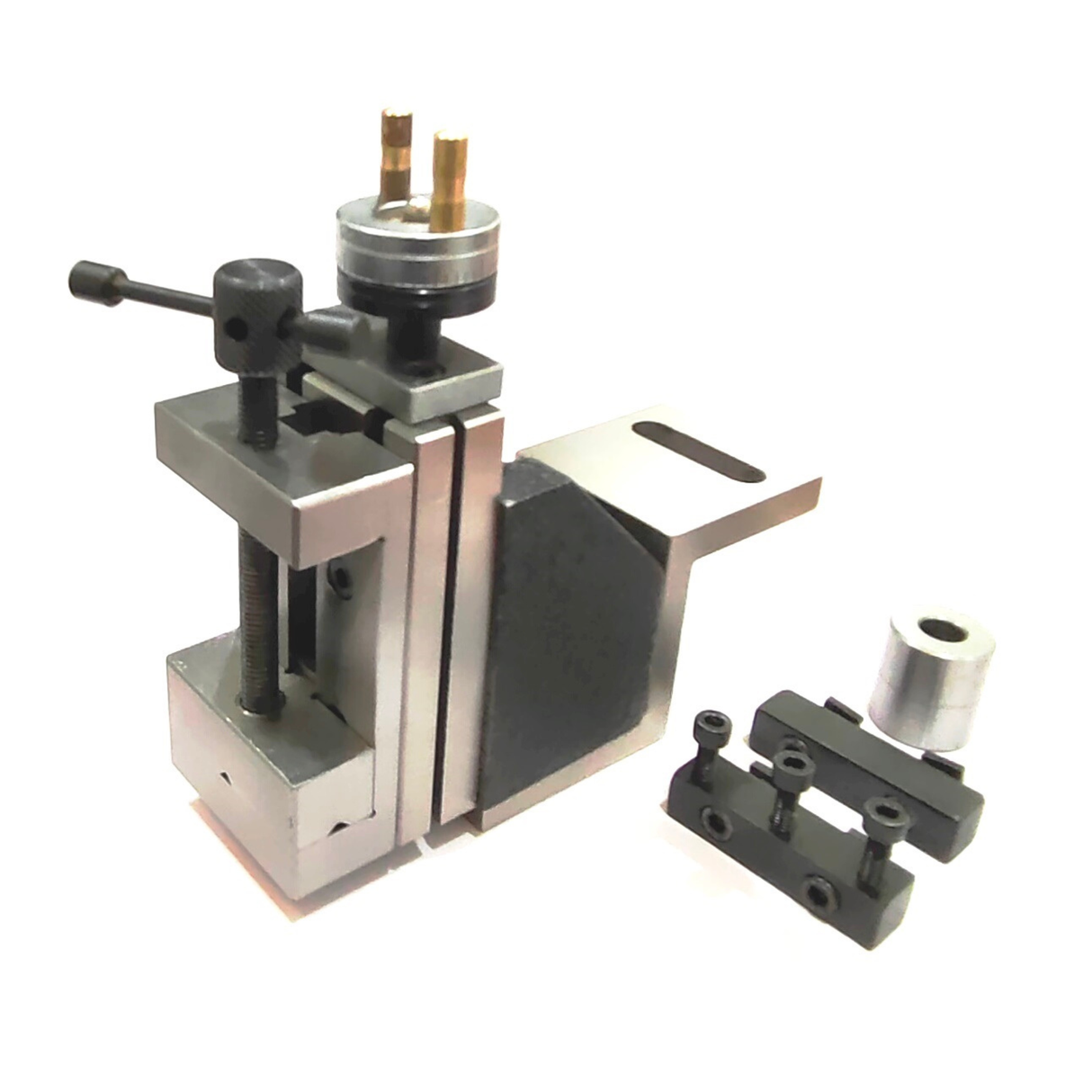 Vertical slide setup using Mini Lathe Milling Attachment on small lathe