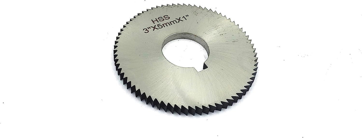 Pack of 3 Pcs Slitting Saw Cutting HSS M2 Blades- Keyway Hole