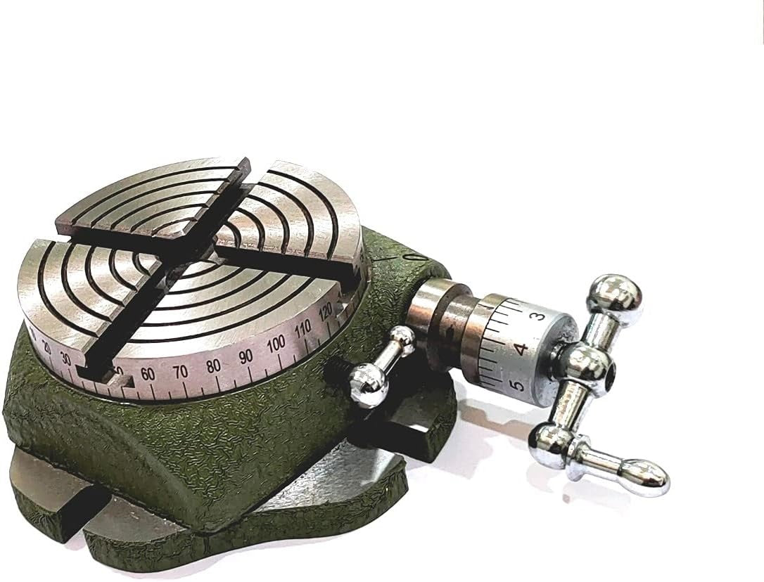 Small Watchmaker 2-3/4" (2.75 Inch) Rotary Table with 50 mm Chuck and Back Plate