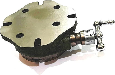 Small Watchmaker 2-3/4" (2.75 Inch) Rotary Table with 50 mm Chuck and Back Plate