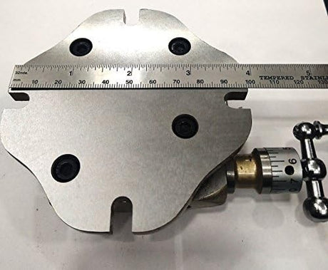 Small Watchmaker 2-3/4" (2.75 Inch) Rotary Table with 50 mm Chuck and Back Plate