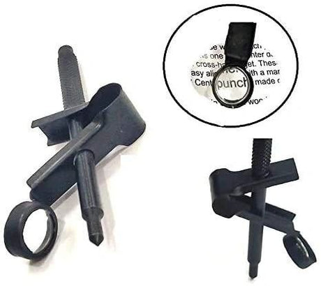 Optical Center Hardened Punch, 4" Length, 3 x Magnification Engineering Machine Tool