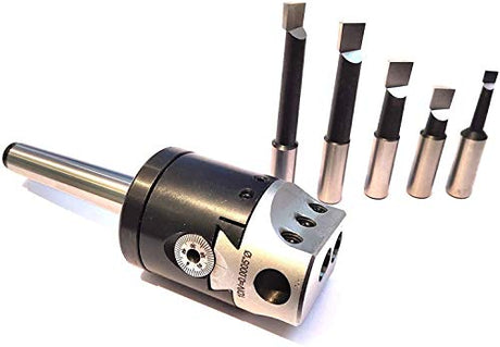 Small 2" Inch Head Diameter Boring Head-Imperial Standards With Plastic Box