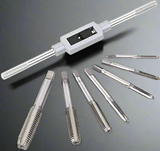 Buyohlic 8 pcs Taps Set with Adjustable Tap Wrench 1/16-1/2'' for Internal and External Threading Taps Size M3 M4 M5 M6 M8 M10 M12