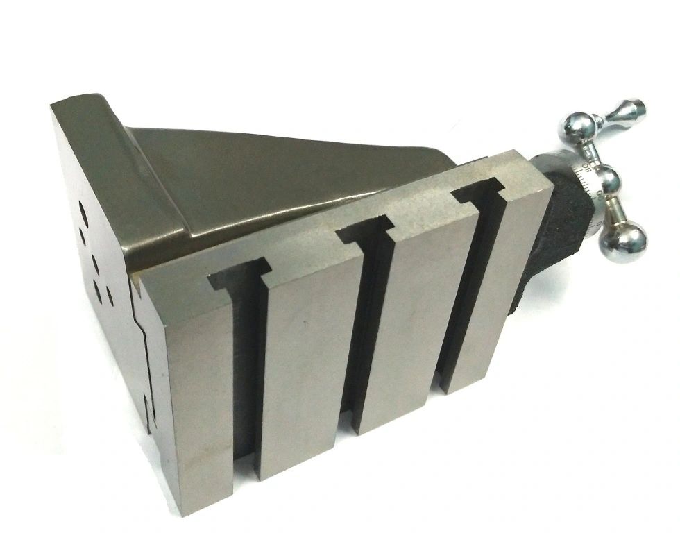 Fixed base setup using lathe vertical milling slide for milling