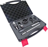 Tapping, reaming and threading die holder set for lathe tailstock with Plastic Box