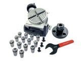 4" | 100mm Tilting 4 slot Rotary table with ER Adopter & T-nuts with Spanner